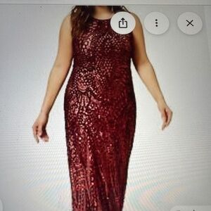 Plus size evening dress
